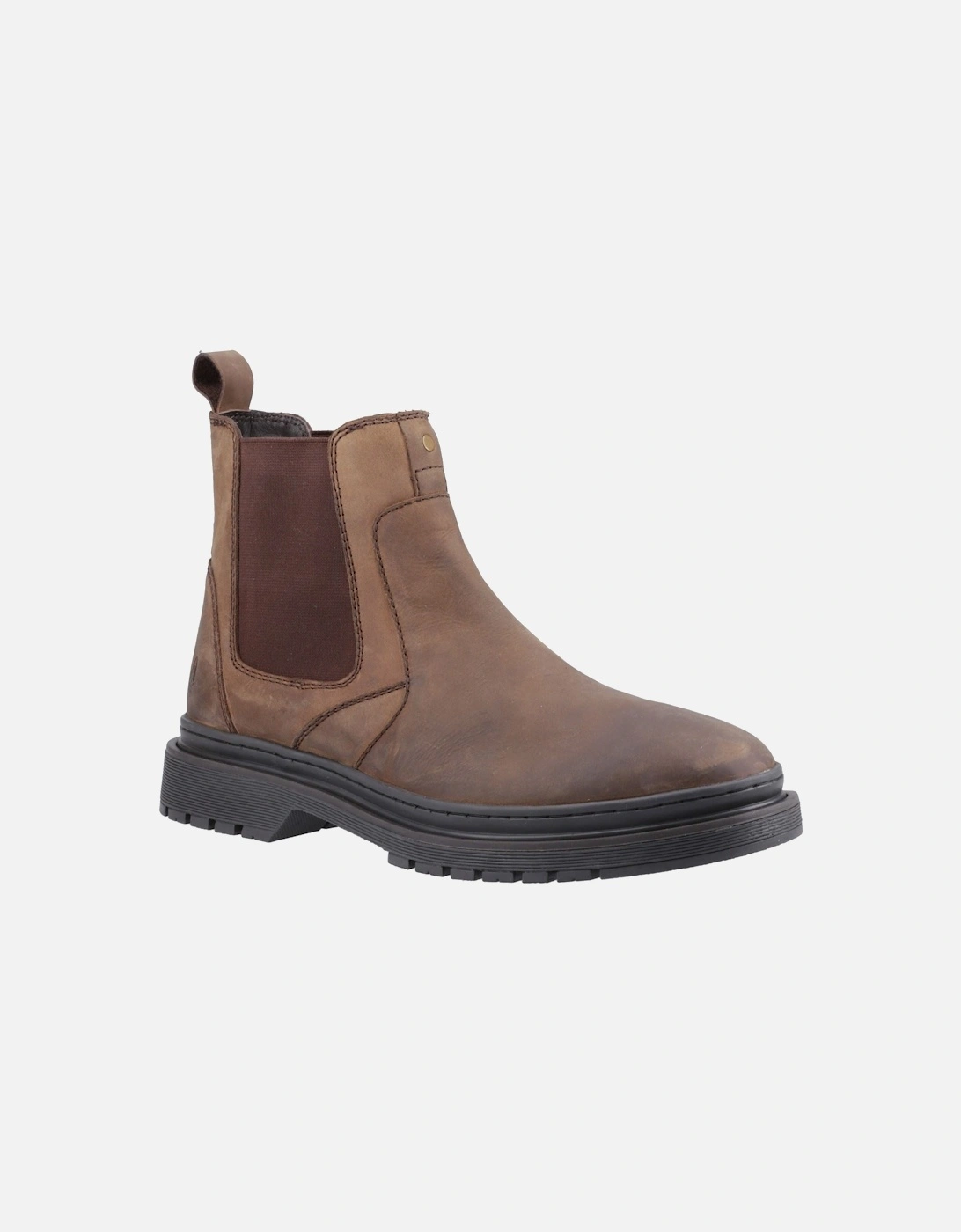 Hush Puppies Men's Hush Puppies Jamie Leather Men's Brown Boots
