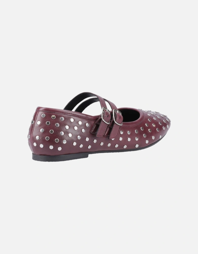 Nixie Leather Women's Plum Shoes