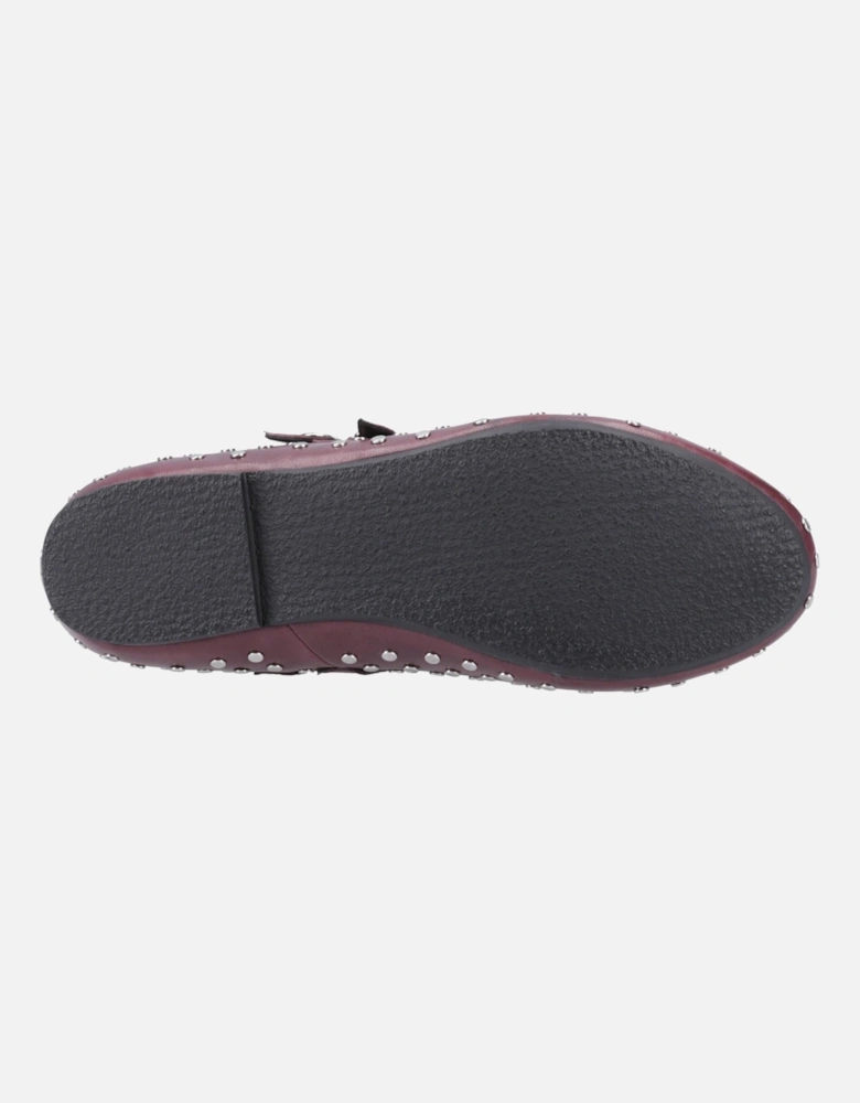 Nixie Leather Women's Plum Shoes