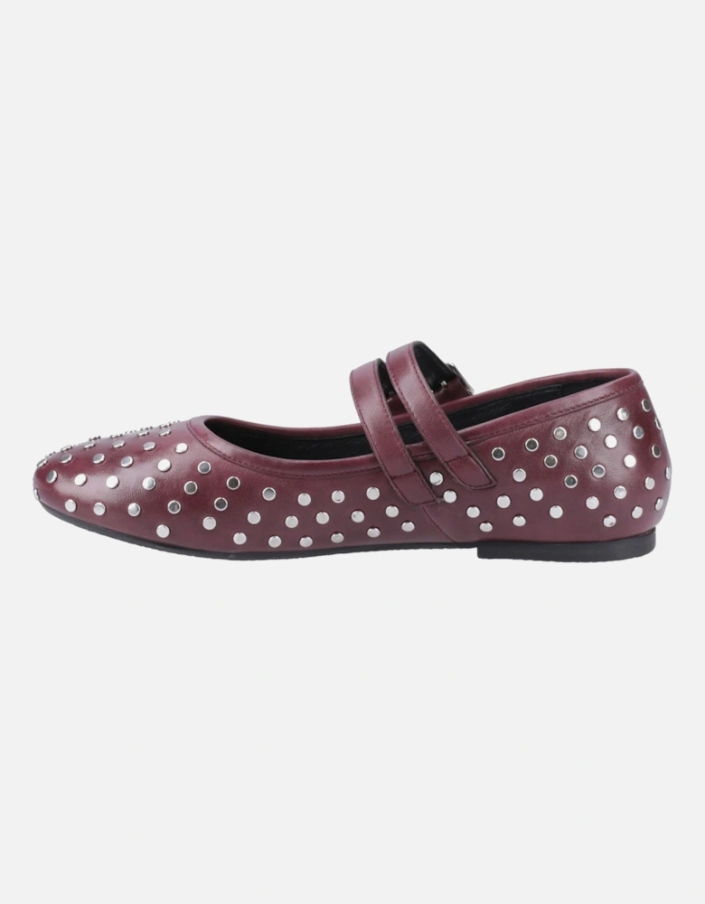 Nixie Leather Women's Plum Shoes