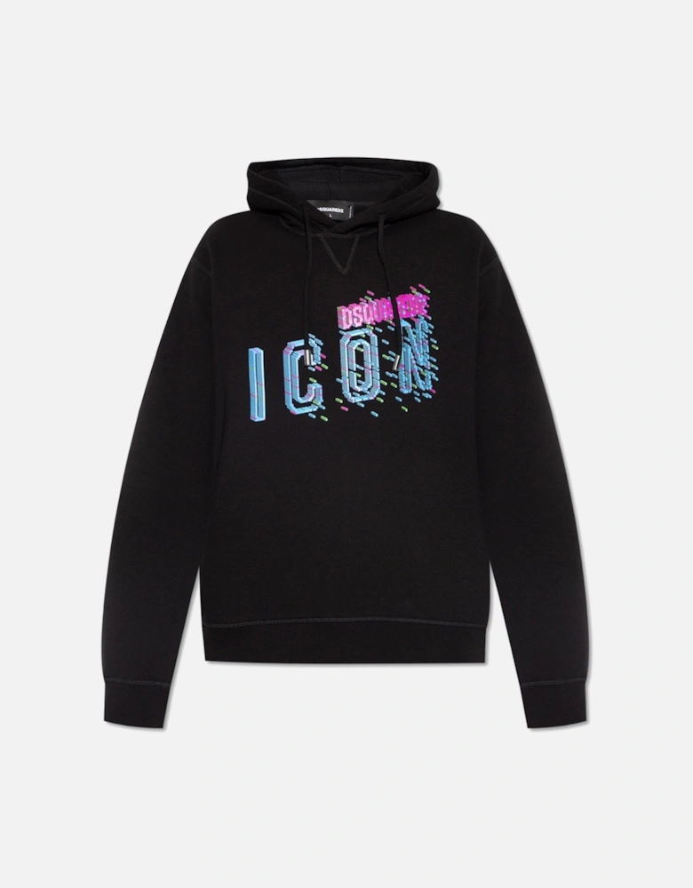 Icon Hoodie Pixelated Logo
