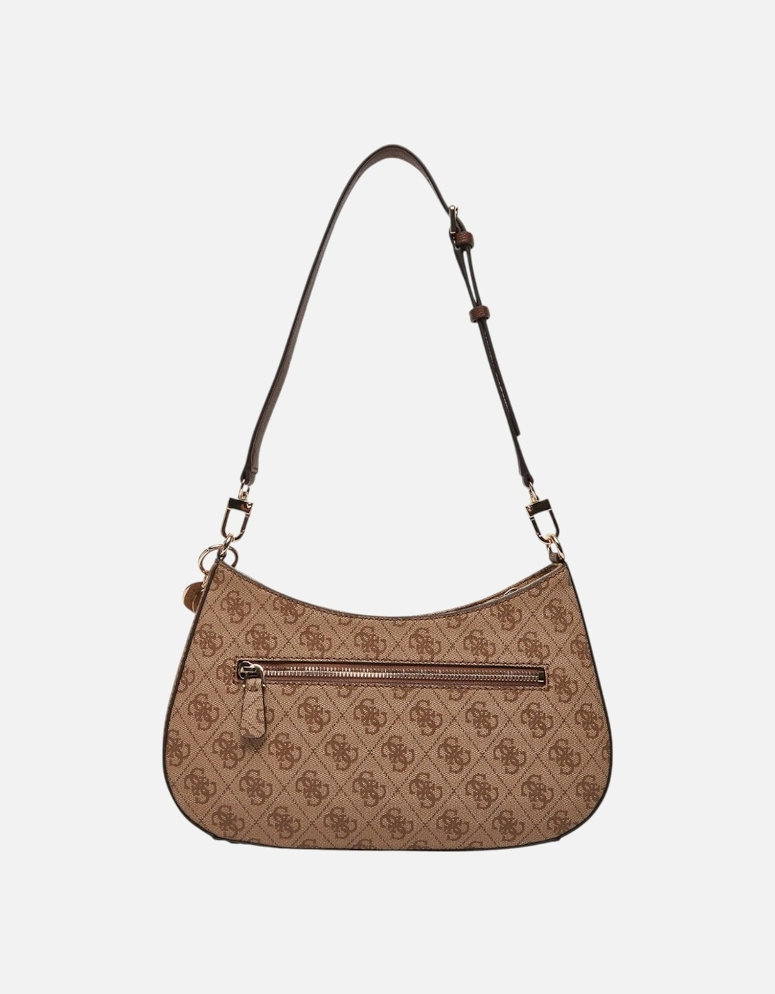Plain Zip Fastening Bag with Multiple Pockets