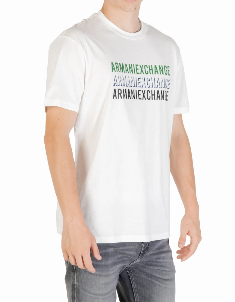 Printed Short Sleeve Round Neck T-shirt
