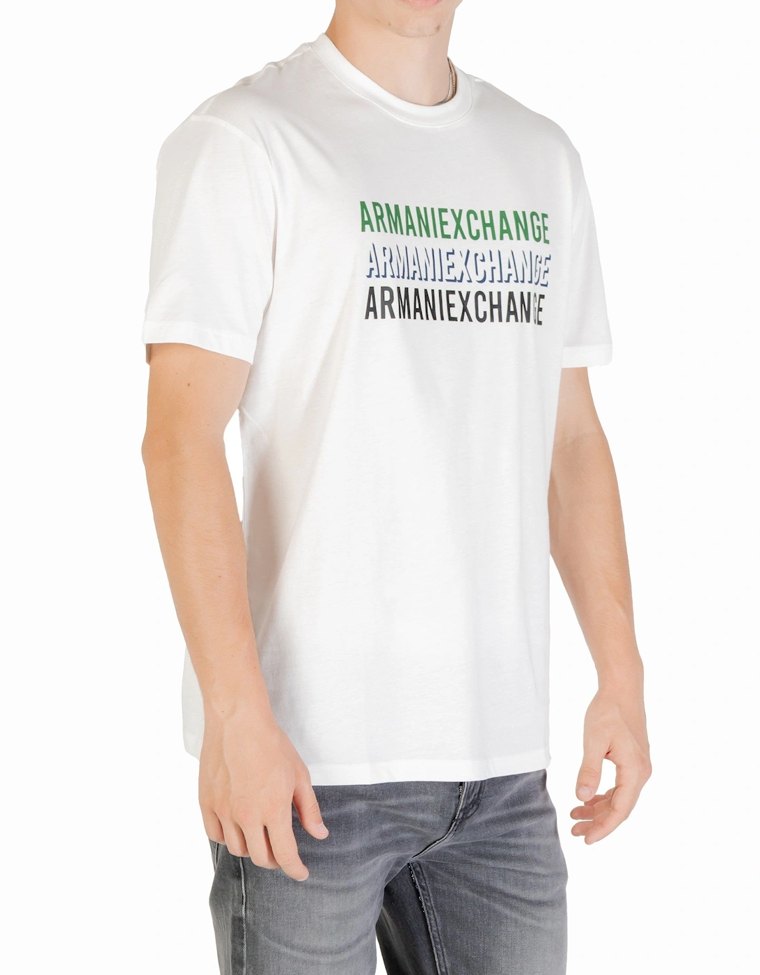 Printed Short Sleeve Round Neck T-shirt