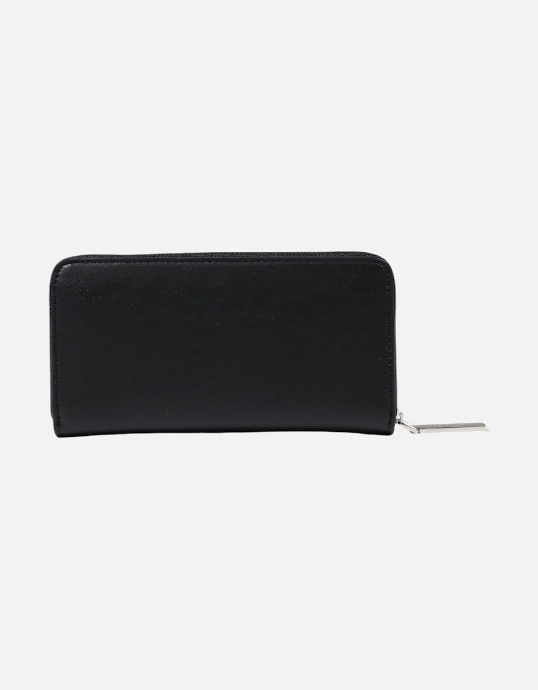 Zip-Around Wallet with Inside Compartments and Pockets