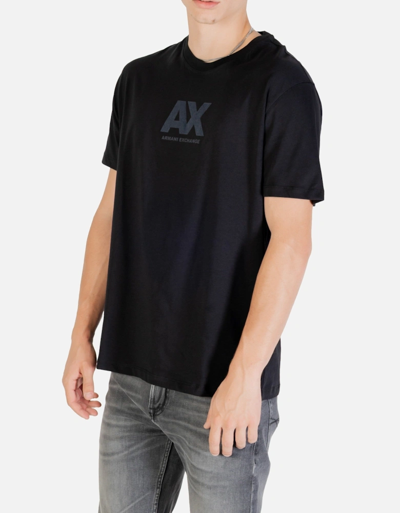 Printed Round Neck Short Sleeve T-shirt