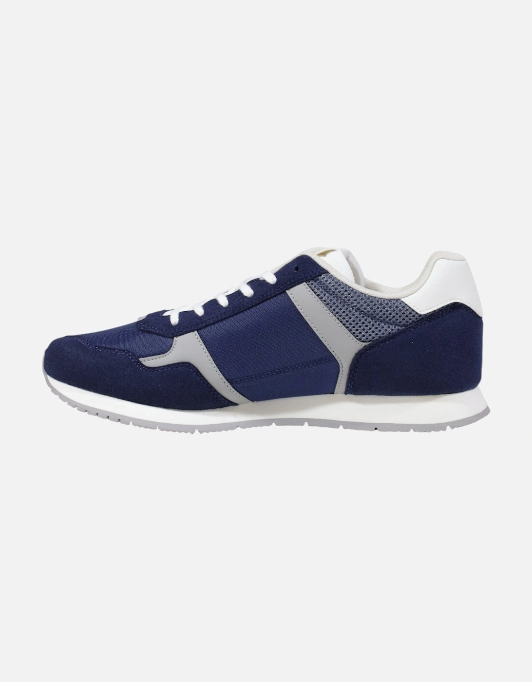 Sporty Slip-On Lace-Up Sneakers