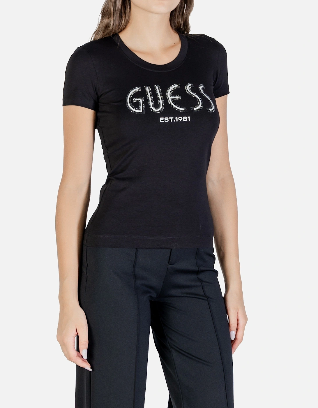 Printed Round Neck Short Sleeve T-shirt