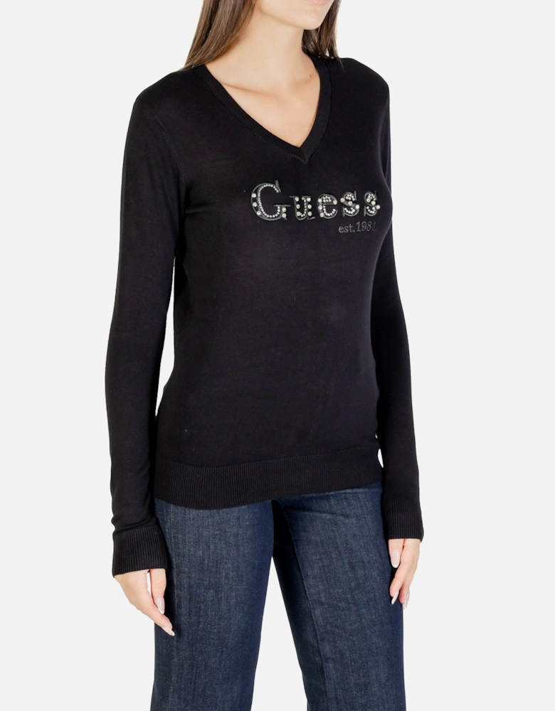 V-Neck Long Sleeve Knitwear