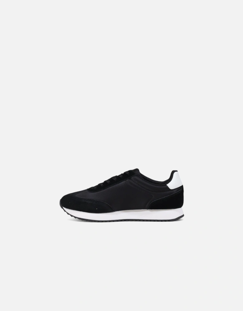 Leather Lace-Up Sneakers