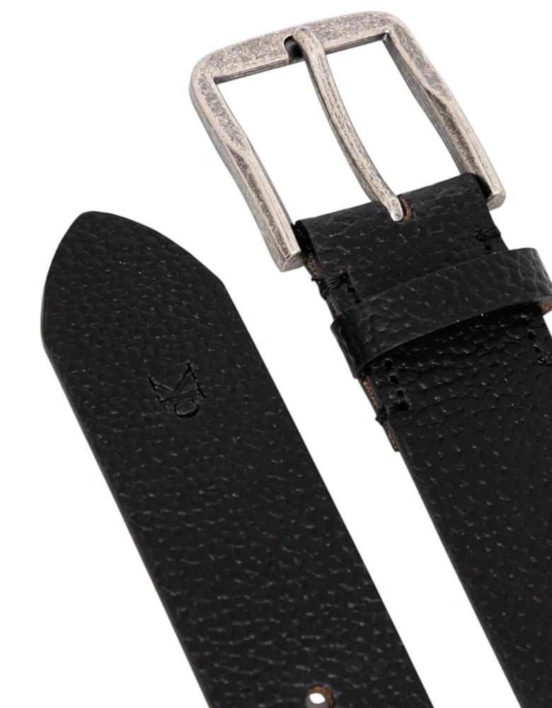 Pebbled Leather Belt