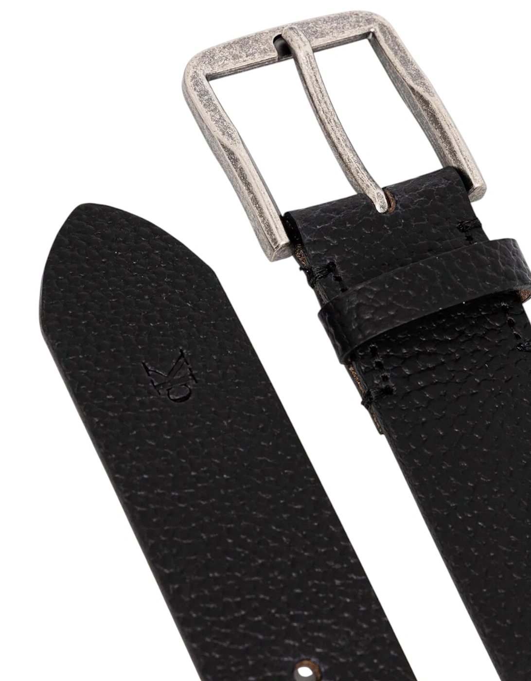 Pebbled Leather Belt