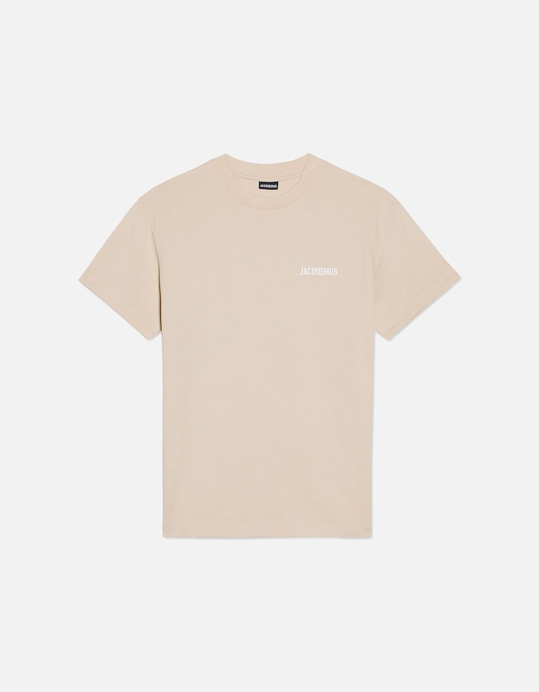 Men's Light Beige Les Classiques Logo T-Shirt, 3 of 2