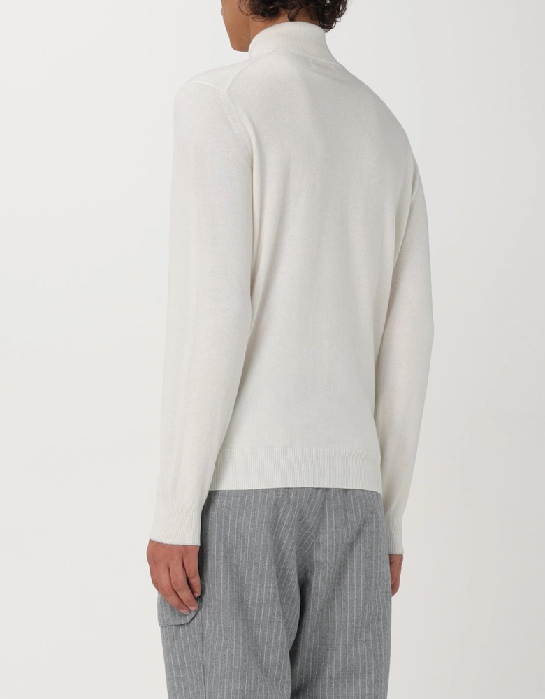 Comfortable Knitwear Top with Half Zip