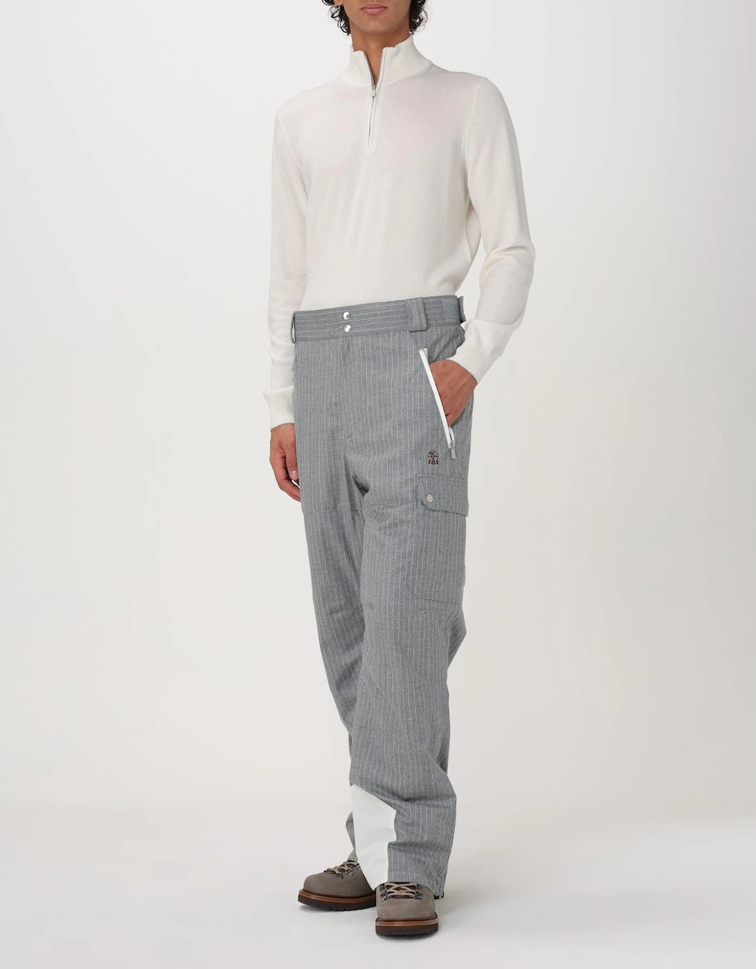 Comfortable Knitwear Top with Half Zip