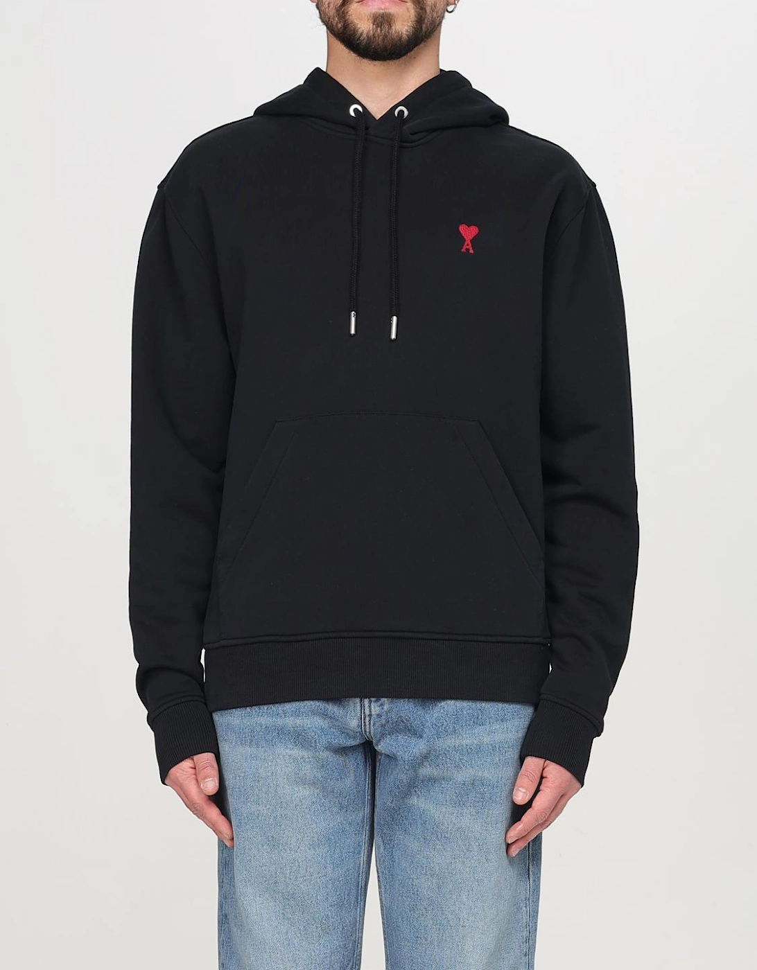 Relaxed Fit Hoodie with Drawstring and Embroidered Detail, 5 of 4