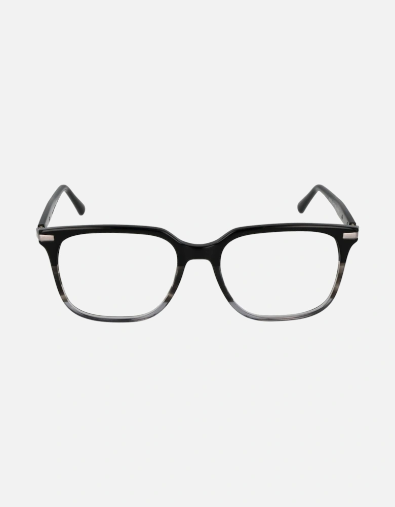 Square Full-Rim Optical Frames with Demo Lenses and Branded Case
