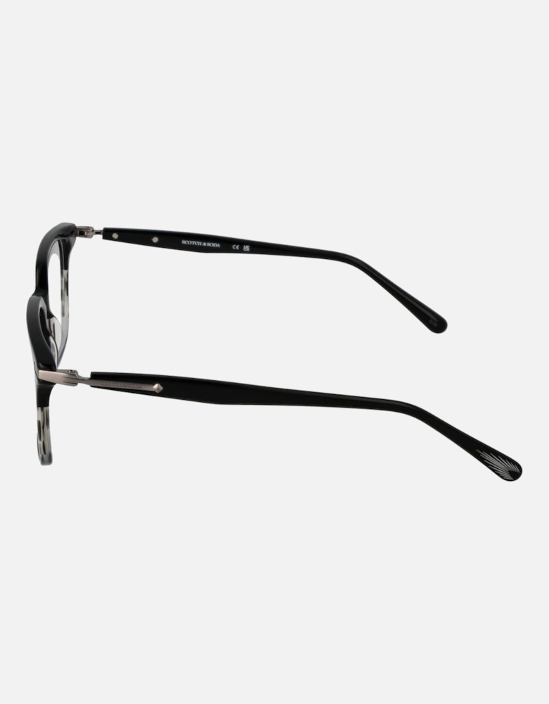 Square Full-Rim Optical Frames with Demo Lenses and Branded Case