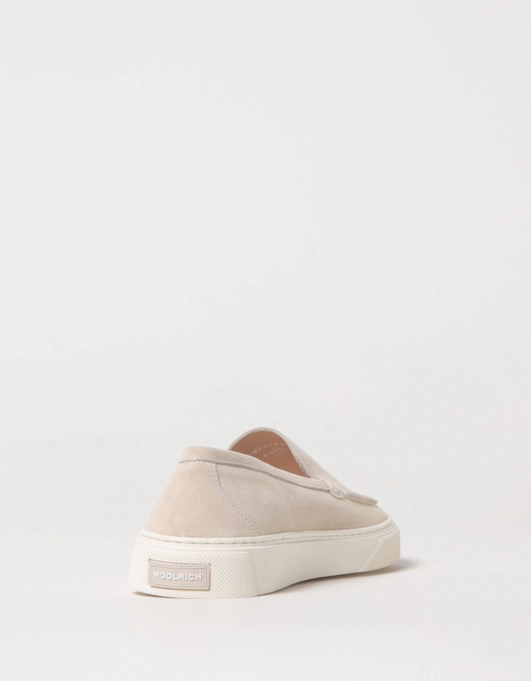 Slip-On Loafers with Leather Upper and Rubber Sole