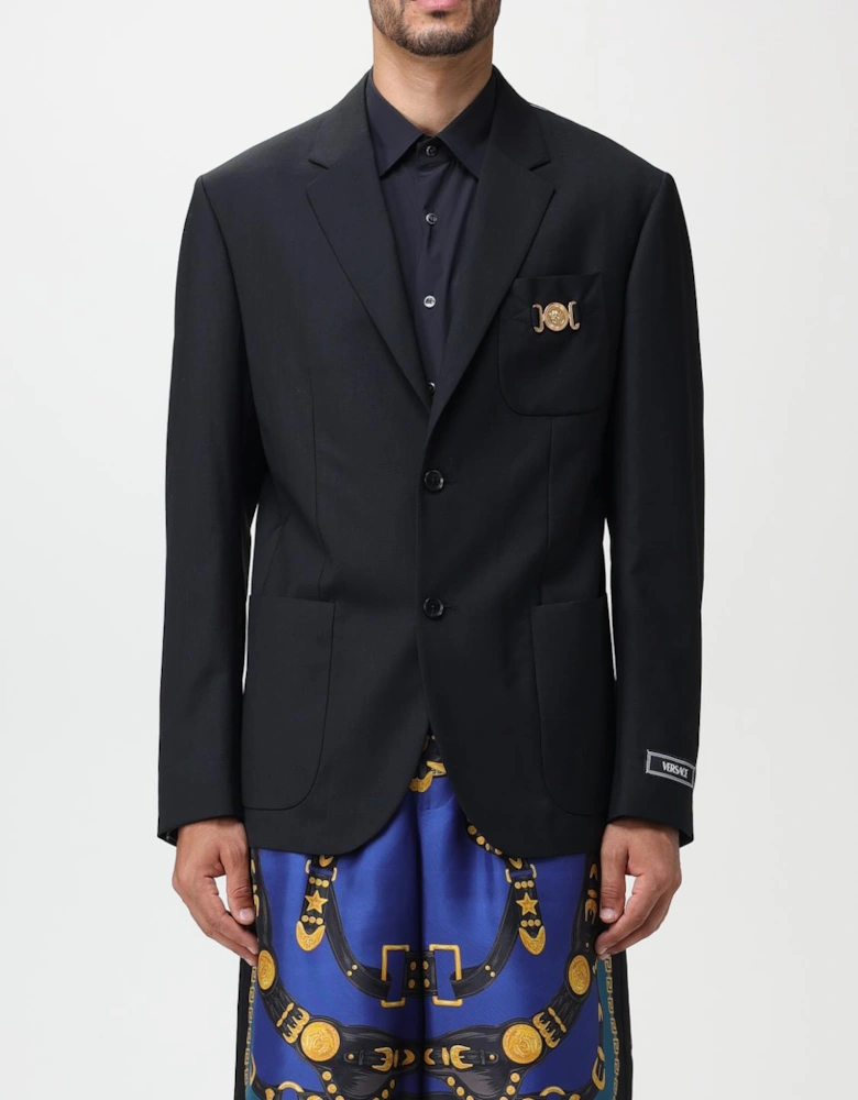 Medusa Button Blazer