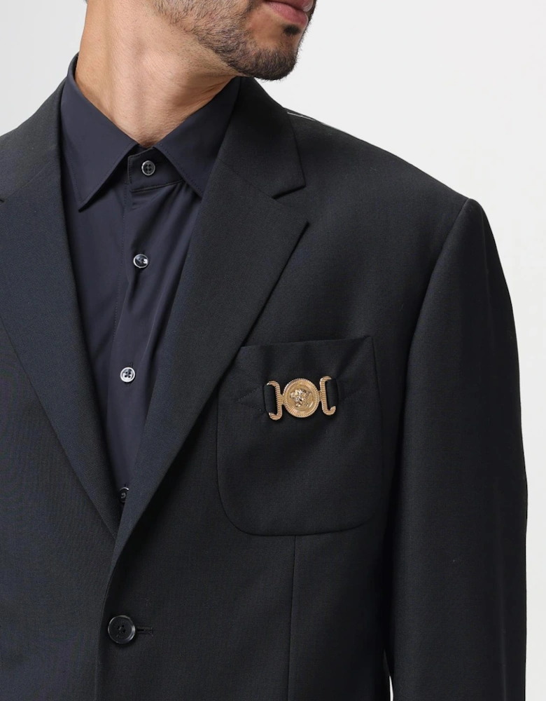 Medusa Button Blazer