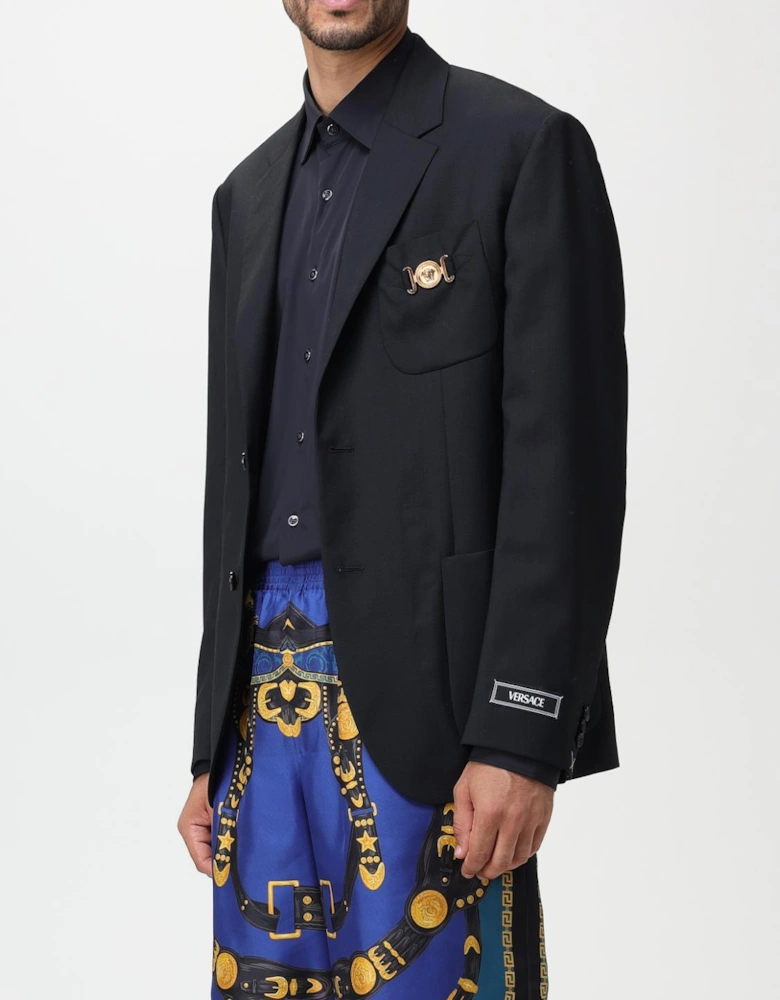 Medusa Button Blazer