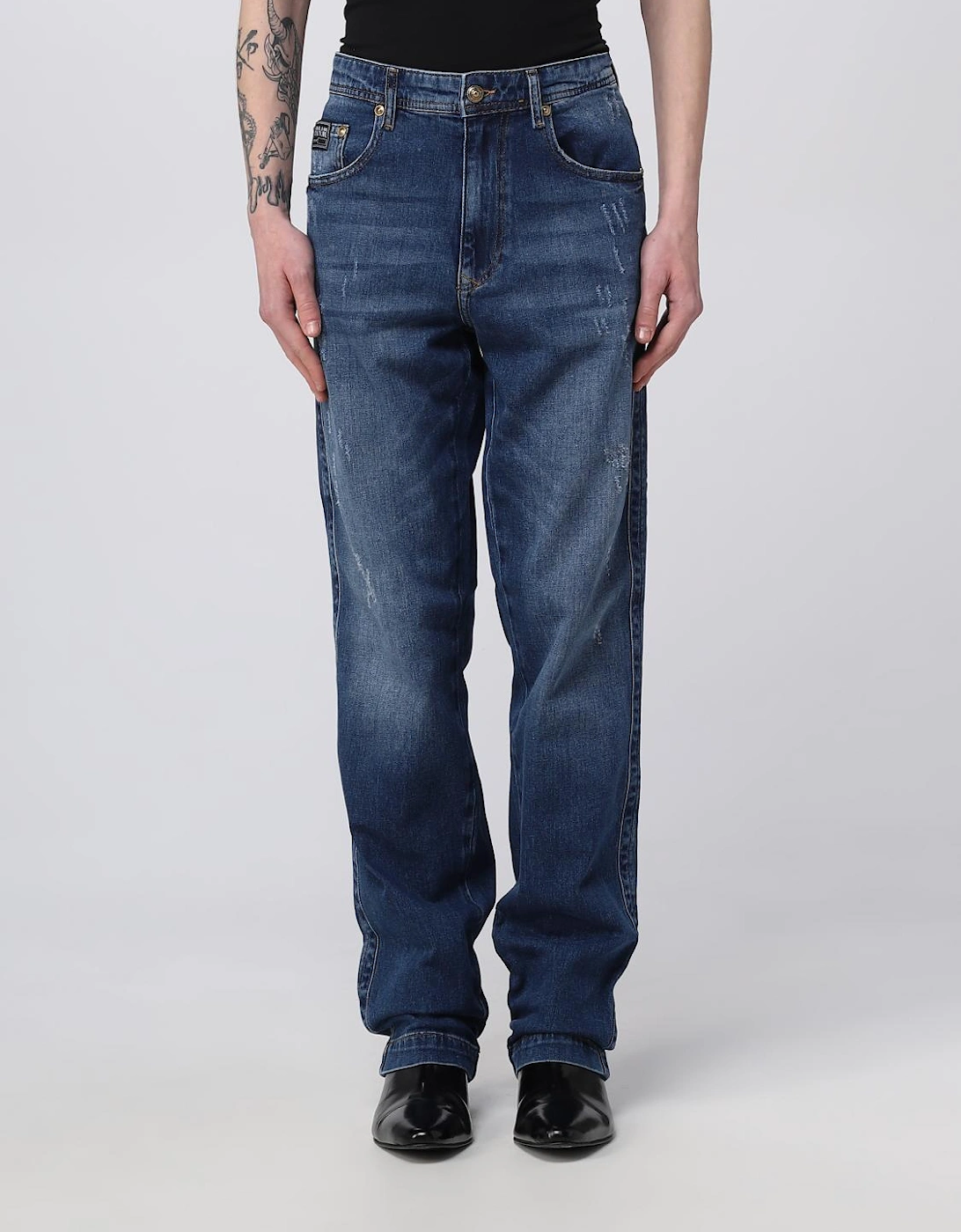 Relaxed Fit Distressed Jeans, 6 of 5