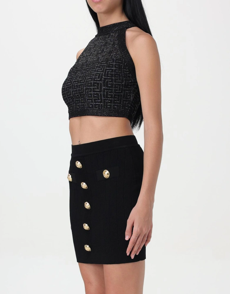 Knit TwoPiece Set Geometric Pattern