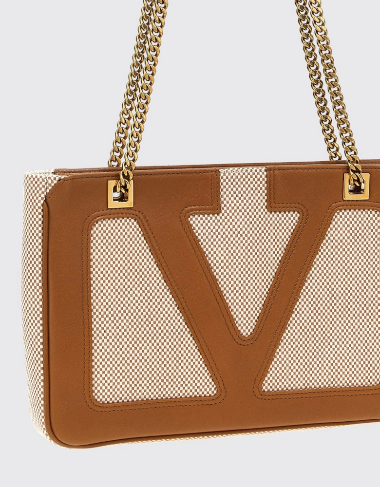 Elegant Quilted Leather Shoulder Bag with Chain Strap