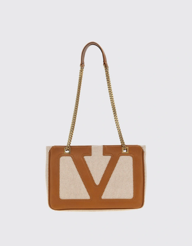 Elegant Quilted Leather Shoulder Bag with Chain Strap