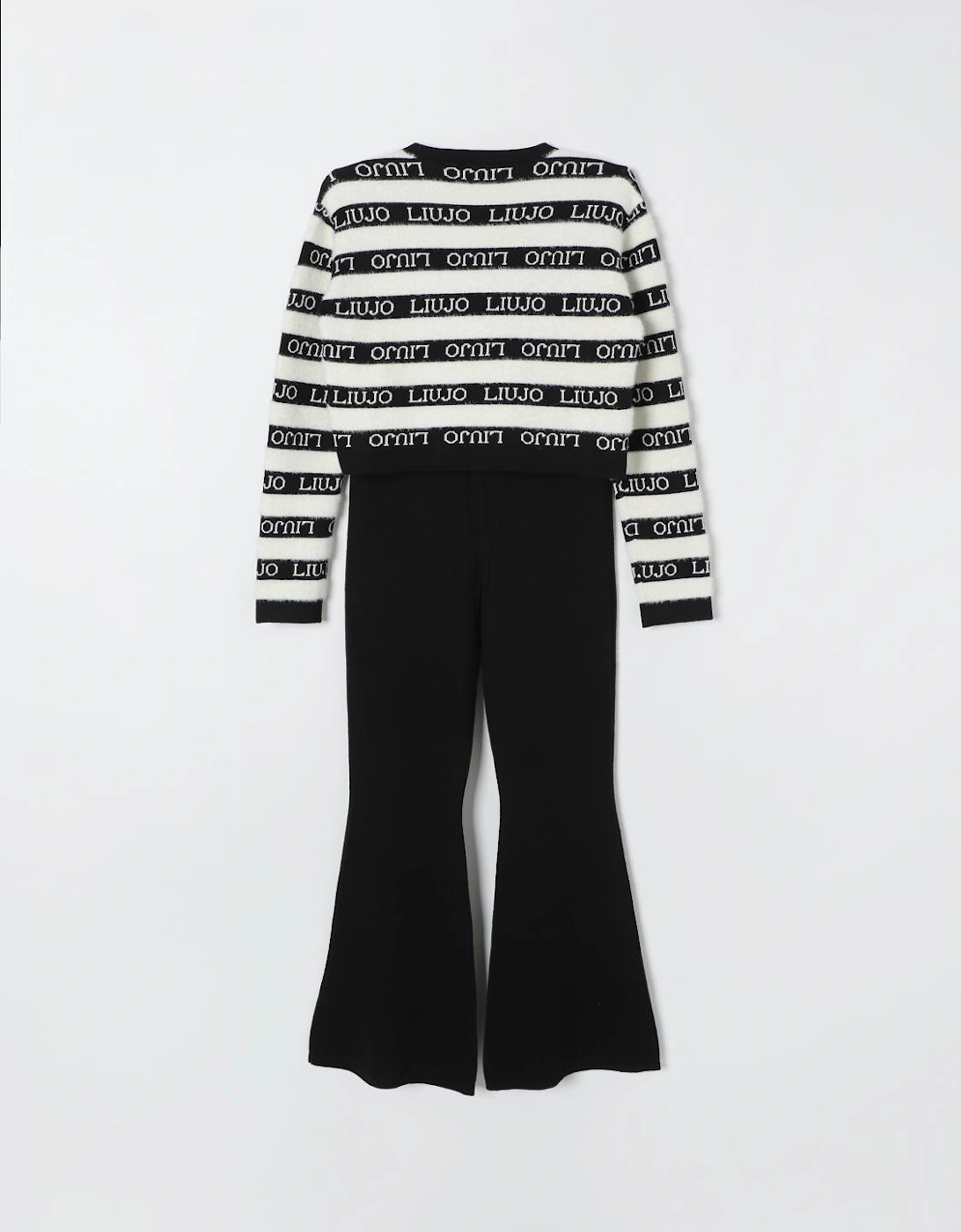 Knitted Sweater Flare Pants Set