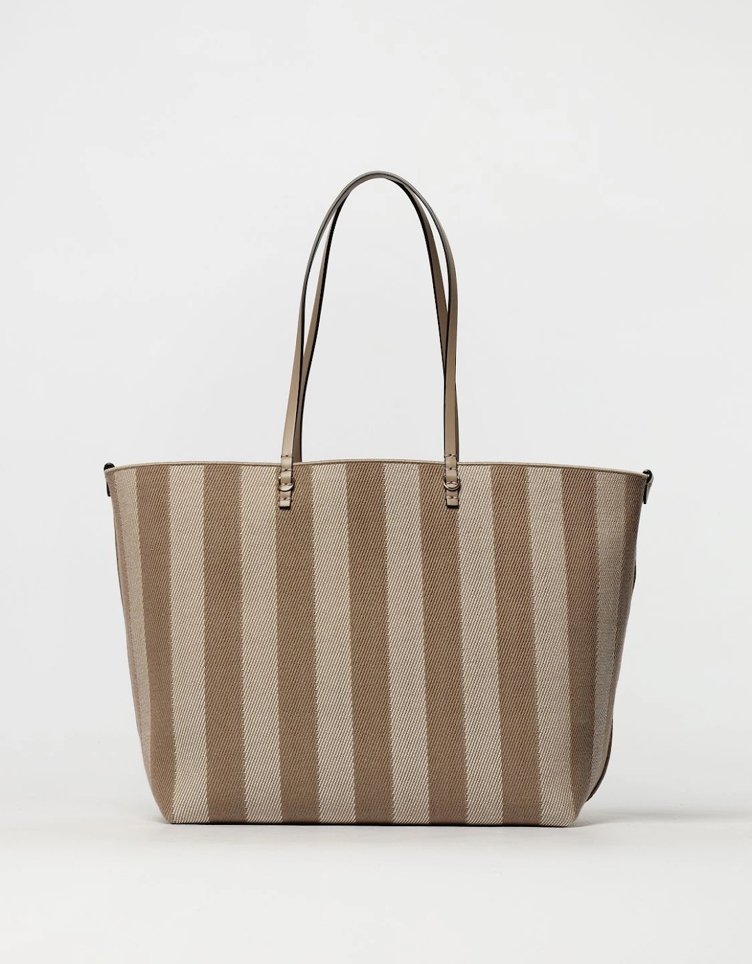 Tote Shoulder Bag with Gnawed Detailing