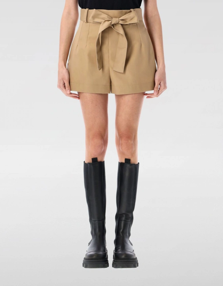 Tailored HighWaist Shorts with Belt