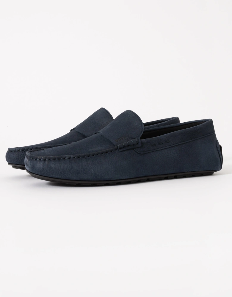 BOSS Orange Noel Mens Moccasins 50548116 - Dark Blue 402