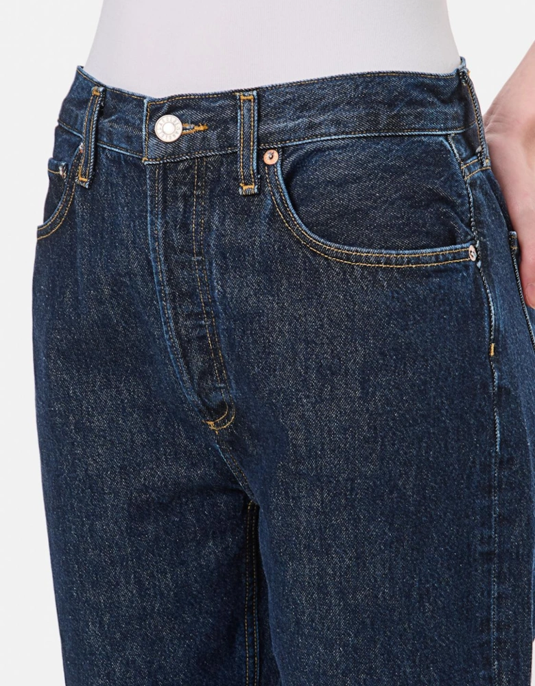 90s Pinch Waist High Rise Loose Fit Jeans