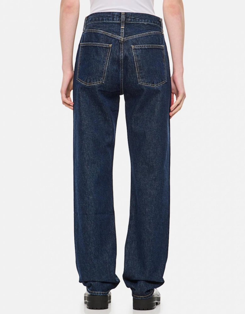 90s Pinch Waist High Rise Loose Fit Jeans