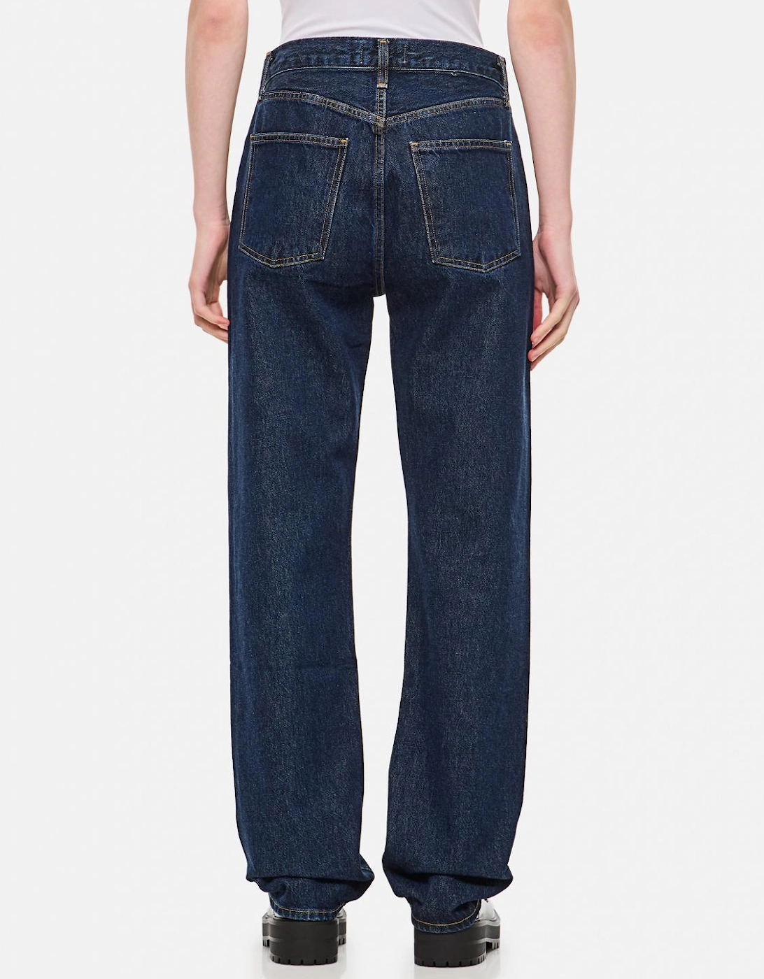 90s Pinch Waist High Rise Loose Fit Jeans