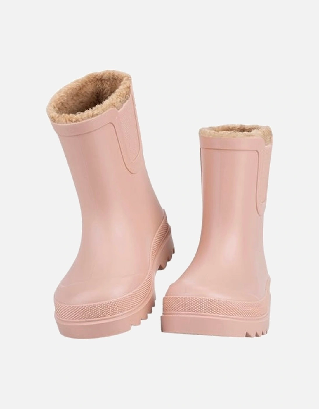 Girls Pale Pink Rain Boots