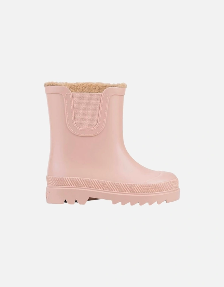 Girls Pale Pink Rain Boots