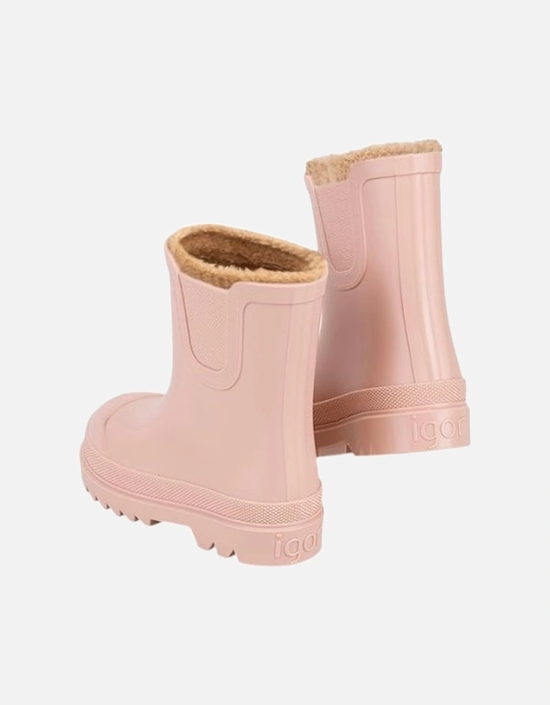 Girls Pale Pink Rain Boots