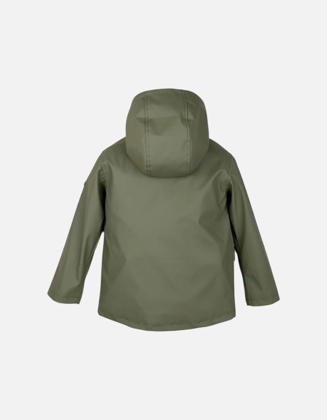 Boys Khaki Green Rain Coat