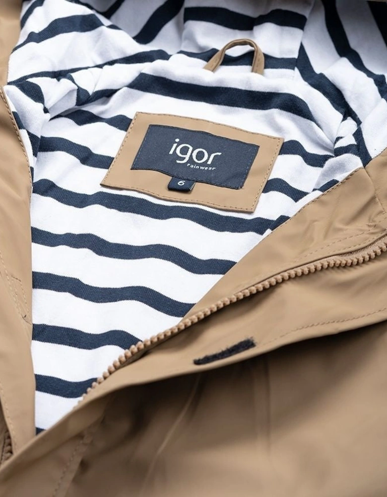 Tan Rain Coat