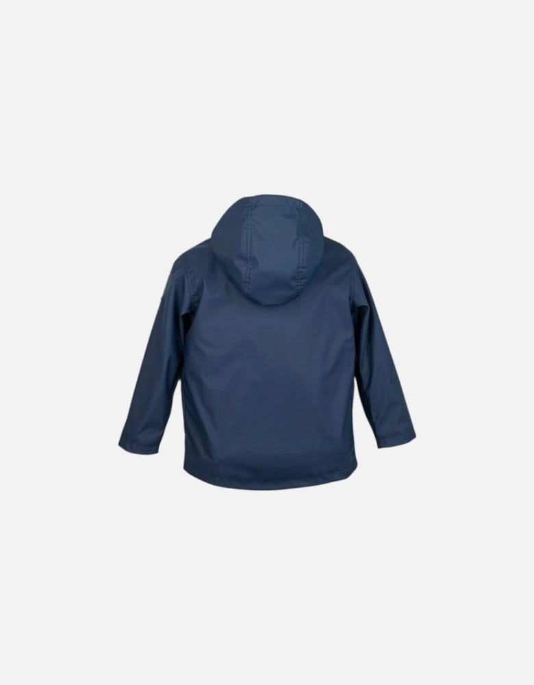 Boys Navy Rain Coat