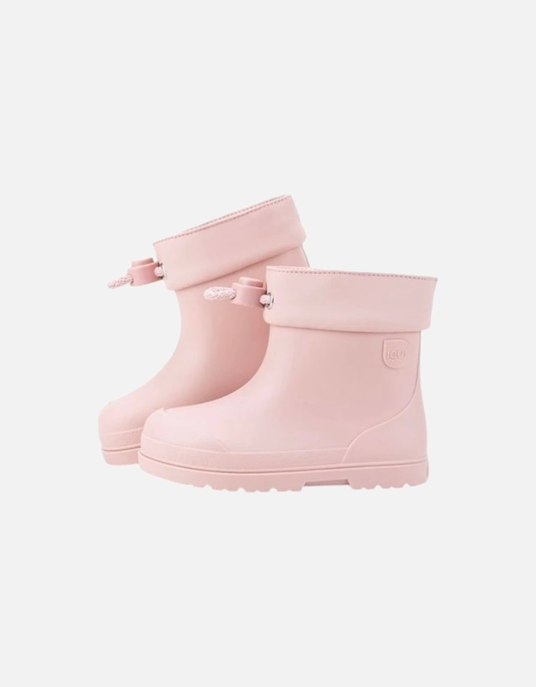 Girls Pale Pink Rain Boots