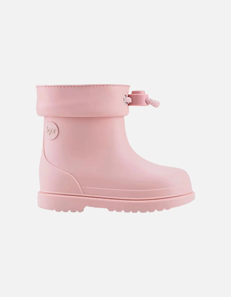 Girls Pale Pink Rain Boots