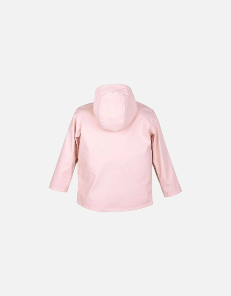 Girls Pale Pink Rain Coat