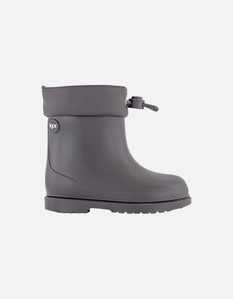 Boys Grey Rain Boots