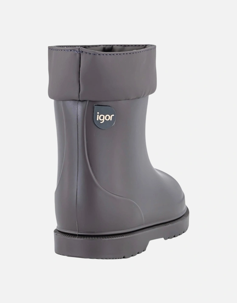 Boys Grey Rain Boots