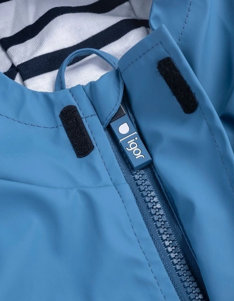 Boys Blue Rain Coat