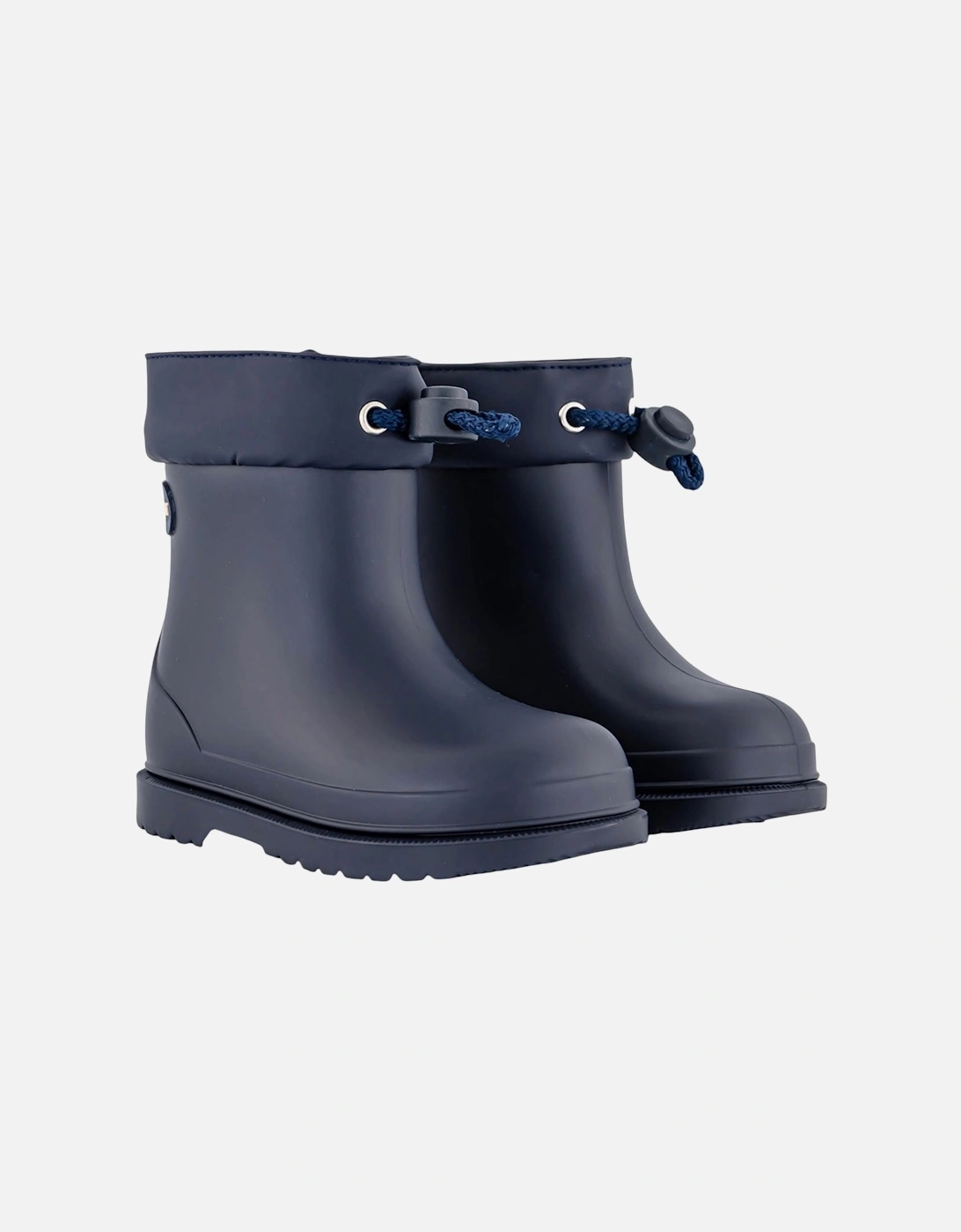 Boys Navy Rain Boots, 6 of 5